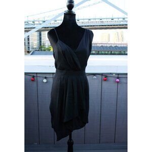 BCBGeneration Asymmetrical Short Black Dress - Size 6